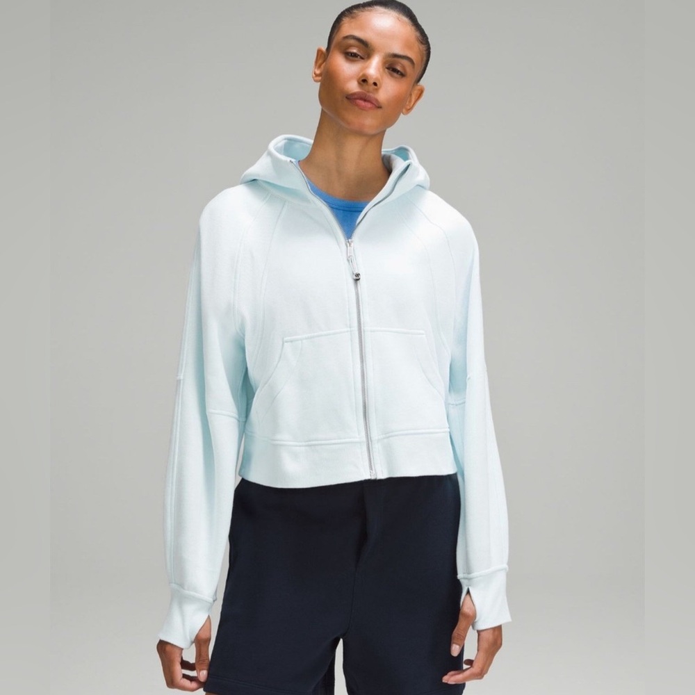 Lululemon Scuba Full Zip Hoodie - Light Blue